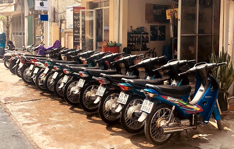 dung xe moi thu choi cua nhung nguoi tre dam me