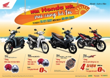 Ưu đãi hấp dẫn cho khách hàng mua xe Honda - “Mua Honda mới, Vui cùng hè tới”