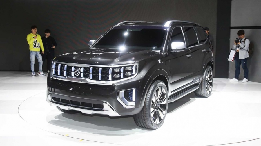kia he lo nhung hinh anh dau tien cua mau suv mohave