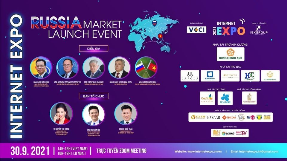 Internet Expo 2021: Tạo đột phá trong quan hệ đối tác chiến lược toàn diện Việt Nam - Liên bang Nga