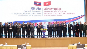 Thủ tướng Việt Nam và Thủ tướng Lào đồng chủ trì Lễ phát động Năm Đoàn kết Hữu nghị Việt Nam-Lào, Lào-Việt Nam 2022