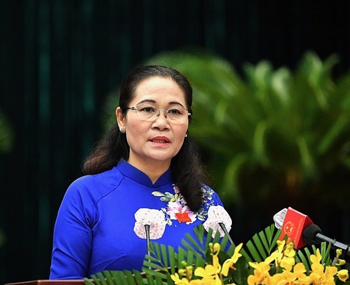 Bà Nguyễn Thị Lệ - Phó Bí thư Thành ủy, Chủ tịch HĐND thành phố Hồ Chí Minh.