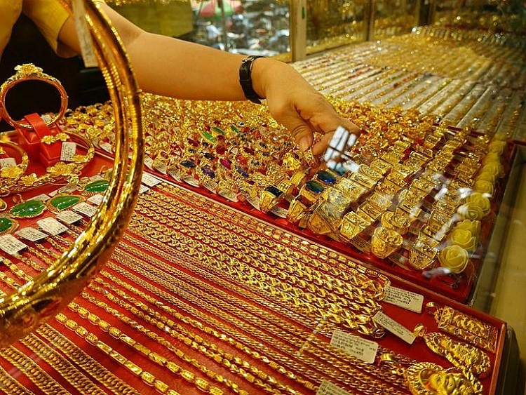Giá vàng trong nước đứng yên - Ảnh minh họa.