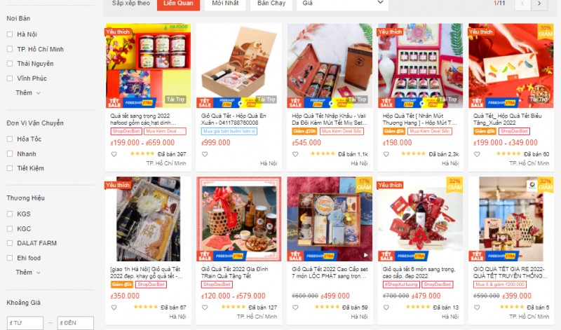 Hàng Việt "chiếm sóng" trên các sàn thương mại điện tử, phục vụ khách hàng xuyên Tết 2022