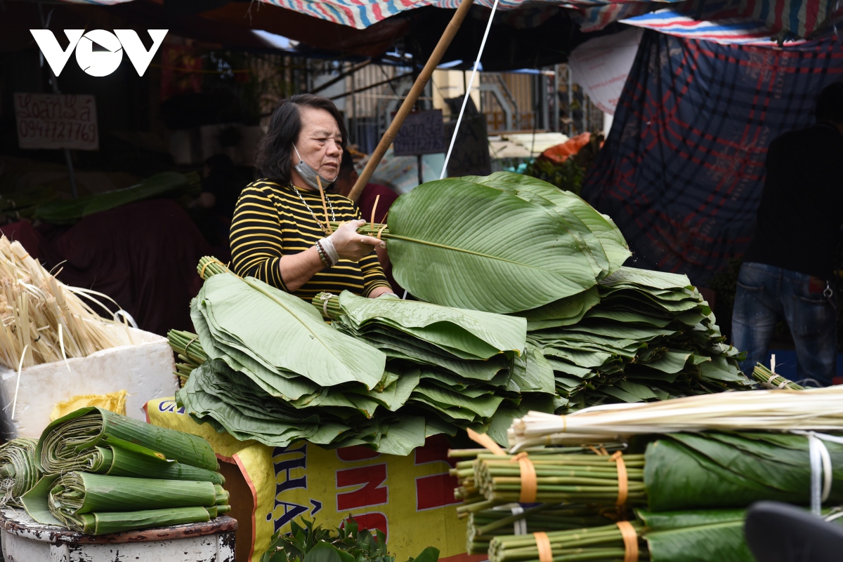 Duong pho thu do tuoi sac hong, ron rang khong khi tet co truyen hinh anh 1