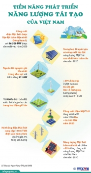 Tiềm năng phát triển năng lượng tái tạo của Việt Nam