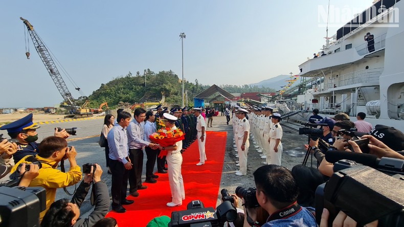 Đà Nẵng đón tàu tuần tra của lực lượng bảo vệ bờ biển Nhật Bản ảnh 1