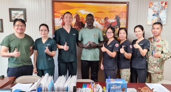 bvdc 23 viet nam phau thuat thanh cong the benh hiem gap cho nhan vien lien hop quoc