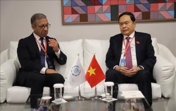 Phó Chủ tịch Quốc hội Trần Thanh Mẫn gặp lãnh đạo IPU