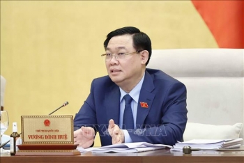 Báo Lào viết về chuyến thăm của Chủ tịch Quốc hội Vương Đình Huệ