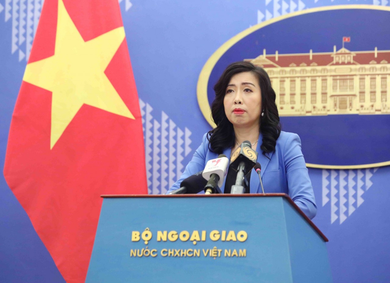 Người phát ngôn Bộ Ngoại giao Lê Thị Thu Hằng.