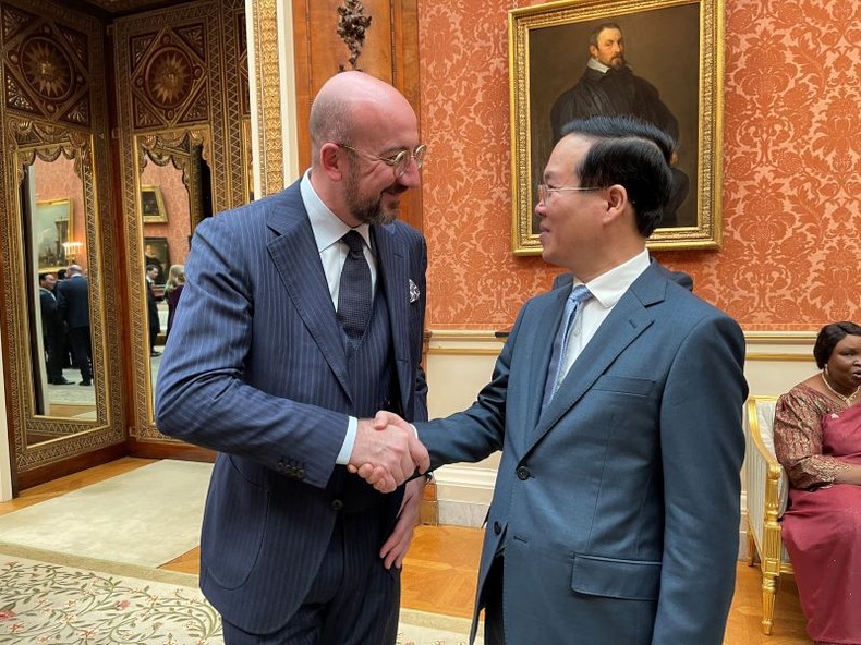 Hoàng gia Anh luôn quan tâm, ủng hộ công cuộc đổi mới và phát triển của Việt Nam Chủ tịch nước Võ Văn Thưởng dự Lễ đăng quang của Nhà vua Anh ảnh 14