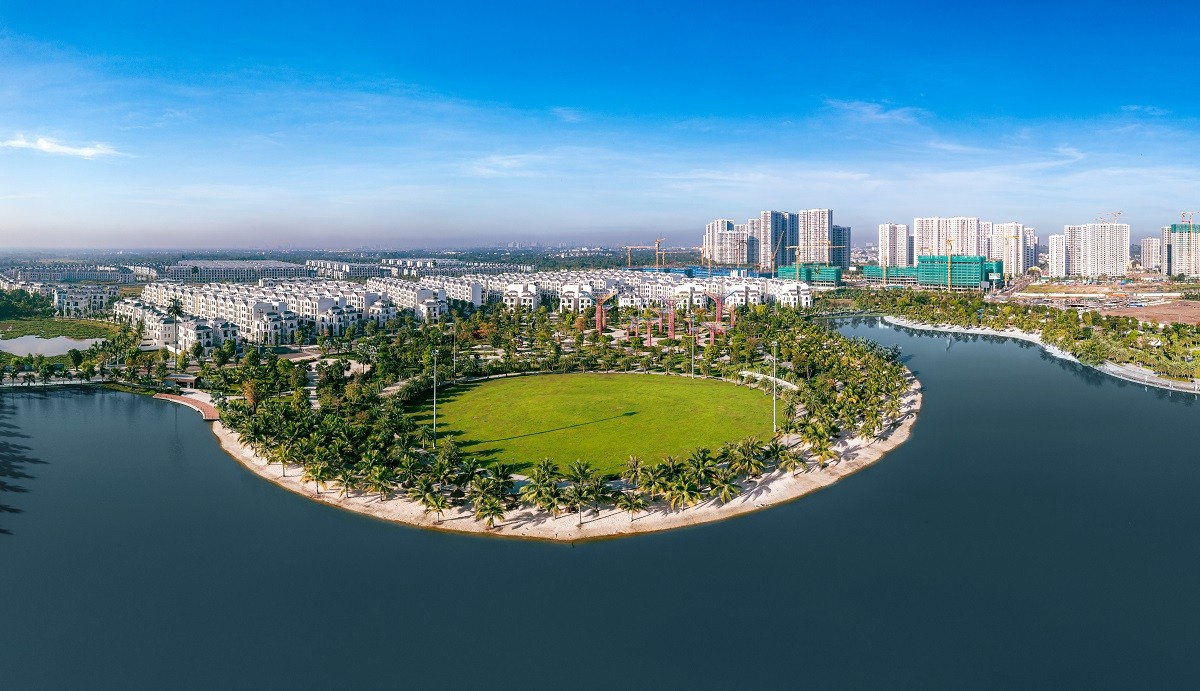 Toàn cảnh không gian rộng lớn với hàng trăm tiện ích tại Đại đô thị Vinhomes Grand Park