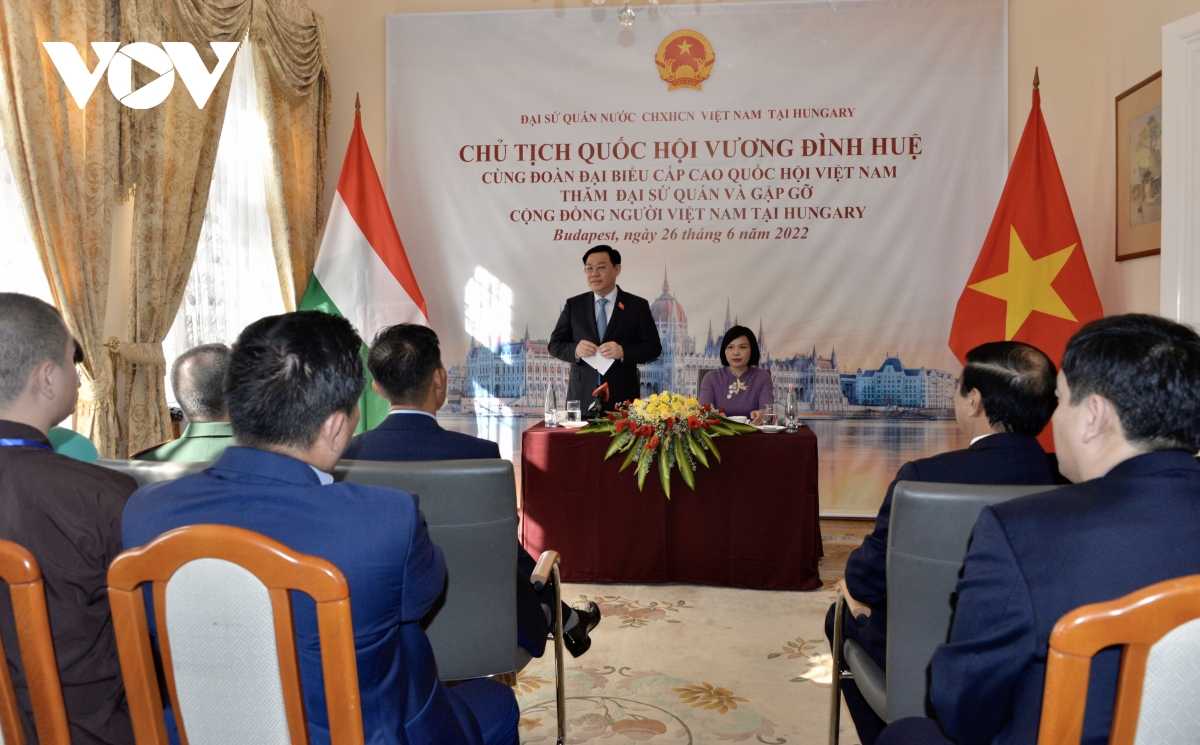 chu tich quoc hoi gap mat cong dong nguoi viet nam tai hungary hinh anh 2