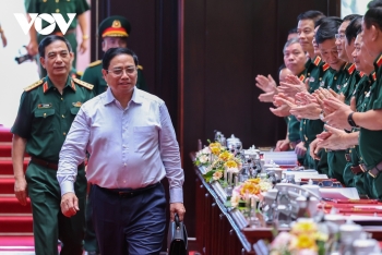 Thủ tướng Phạm Minh Chính dự và phát biểu tại Hội nghị quân chính toàn quân
