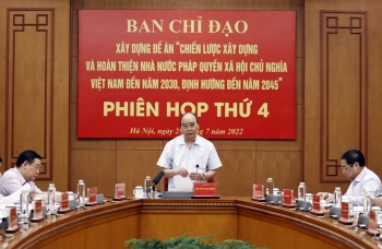 Chủ tịch nước chủ trì phiên họp thứ 4 Ban Chỉ đạo xây dựng Nhà nước pháp quyền