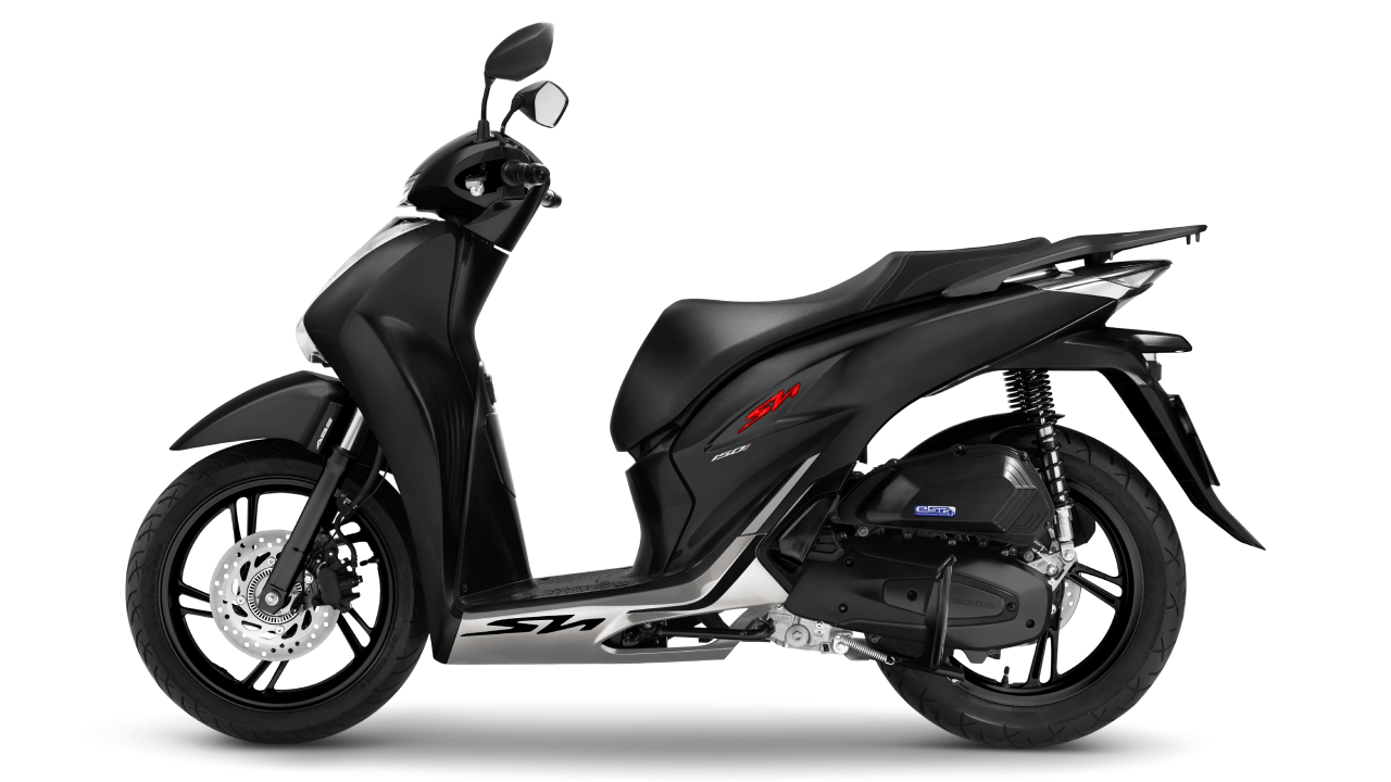 Honda SH150i phiên bản Đặc biệt màu đen.