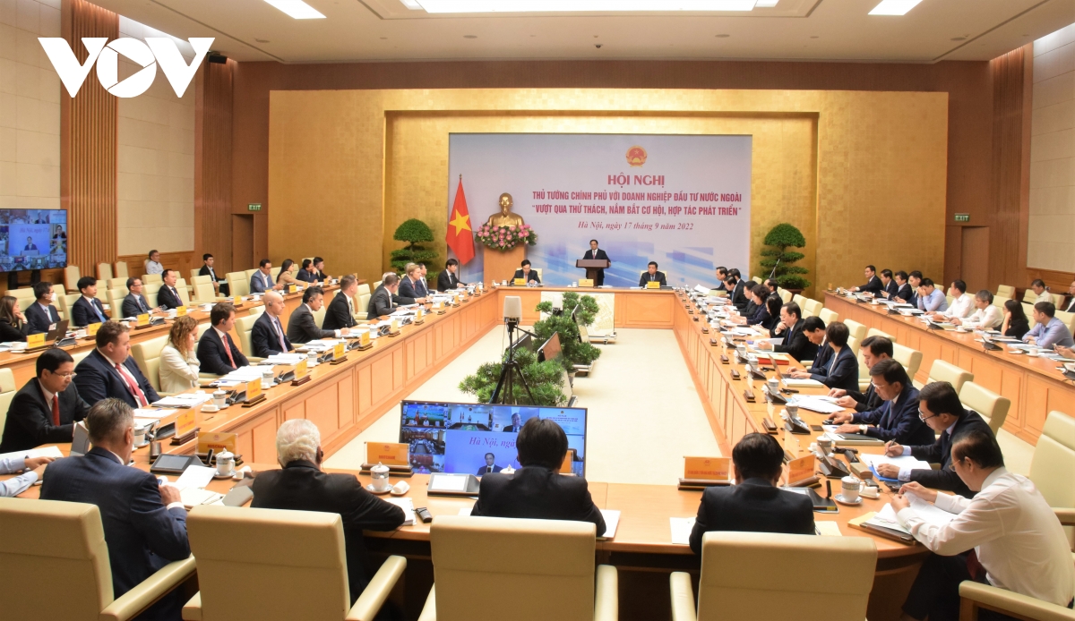 Hội nghị Thủ tướng Chính phủ với doanh nghiệp đầu tư nước ngoài