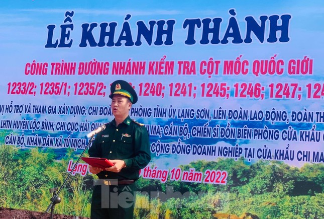 Công trình thắm tình quân dân trên biên giới Lạng Sơn Công trình thắm tình quân dân trên biên giới Lạng Sơn ảnh 2
