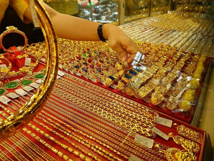 Giá vàng trong nước tiếp tục tăng - Ảnh minh họa.