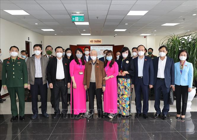 Tổng Bí thư Nguyễn Phú Trọng: Khẩn trương tổ chức triển khai thực hiện tốt các luật, nghị quyết Chú thích ảnh