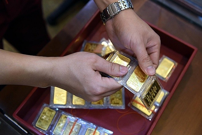 Giá vàng SJC giảm mạnh - Ảnh minh họa.