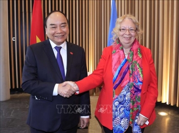 Chủ tịch nước gặp Tổng Giám đốc Văn phòng LHQ tại Geneva
