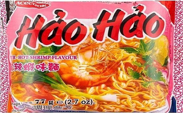 Thu hồi một số lô mì tôm Hảo Hảo ở Pháp