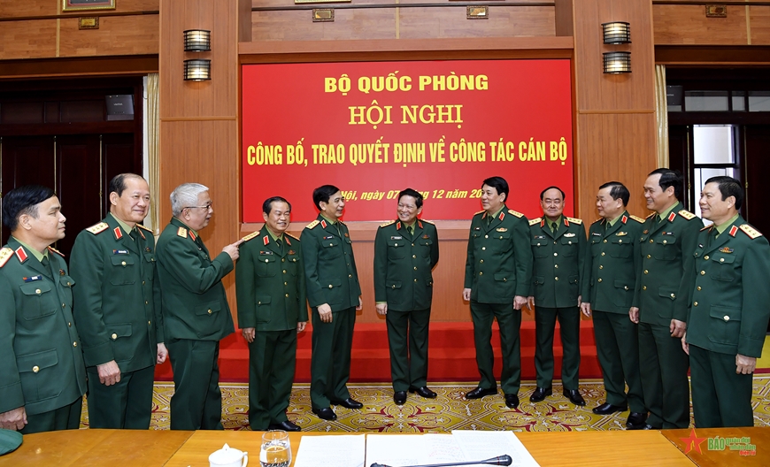 Trao quyết định nghỉ hưu đối với 6 Đại tướng, Thượng tướng Quân đội nhân dân Việt Nam
