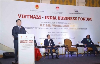 Chủ tịch Quốc hội Vương Đình Huệ dự Diễn đàn Doanh nghiệp Việt Nam - Ấn Độ