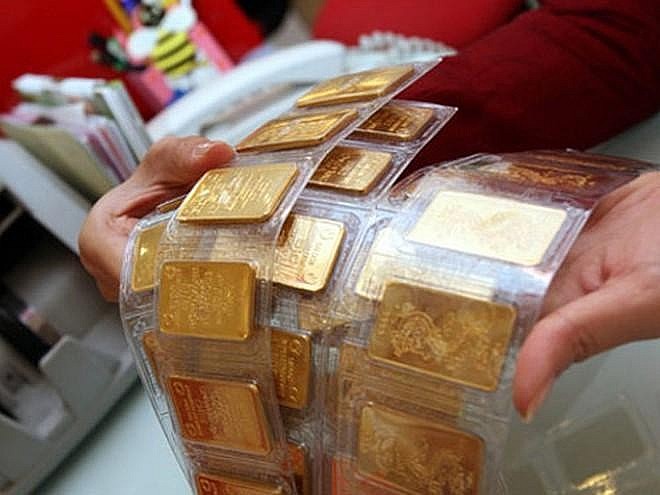 Giá vàng trong nước vẫn giữ ở mức cao - Ảnh minh họa.