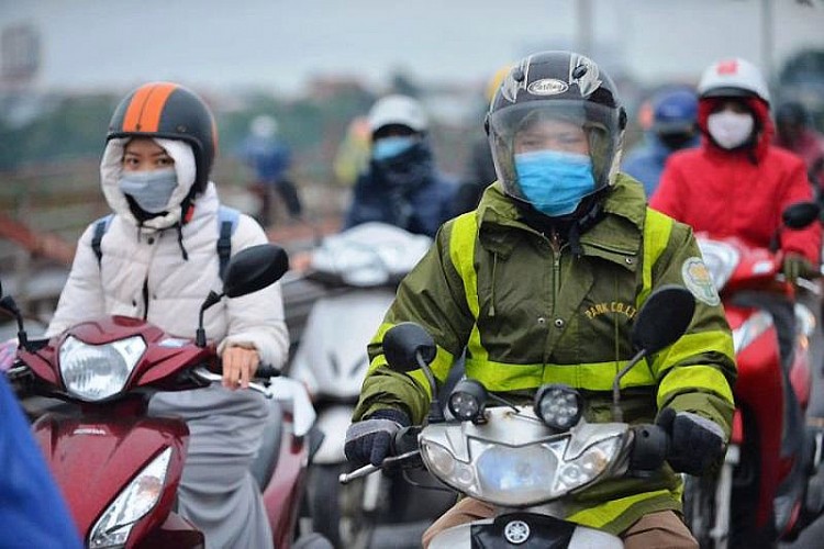 Hà Nội rét đậm - Ảnh minh họa.