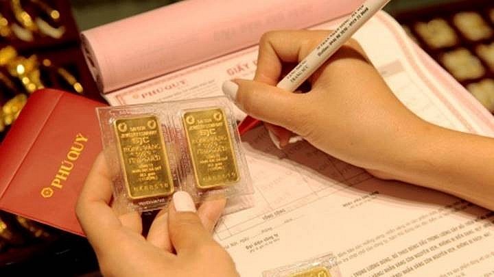 Giá vàng trong nước giảm - Ảnh minh họa.