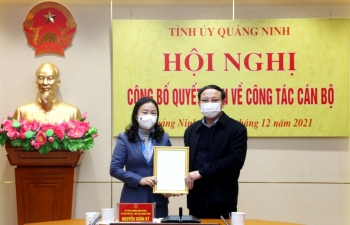 Quảng Ninh có tân Phó Chủ tịch HĐND tỉnh; điều động, bổ nhiệm nhân sự 3 địa phương