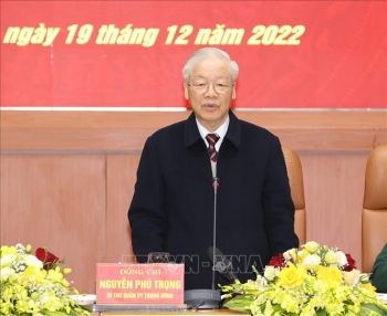 Tổng Bí thư Nguyễn Phú Trọng chủ trì Hội nghị Quân ủy Trung ương