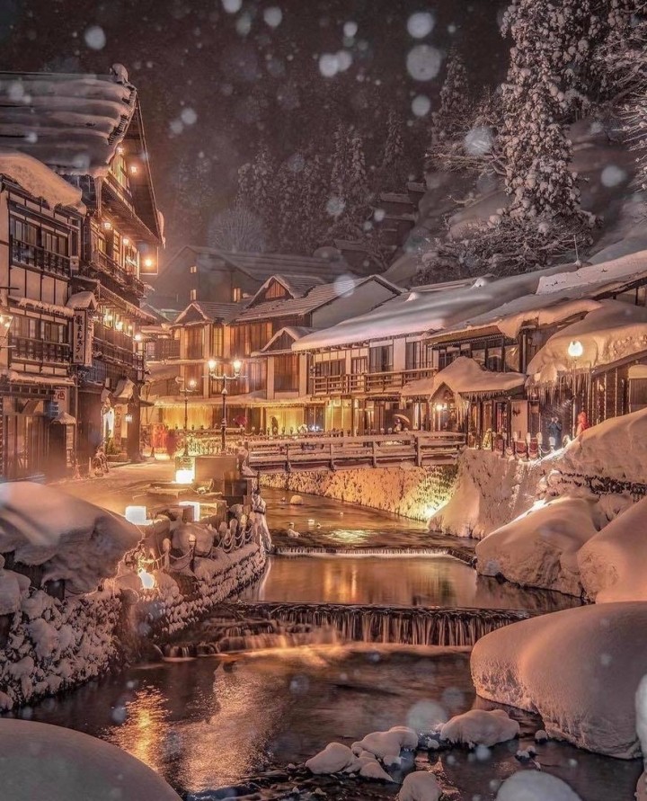 Ginzan Onsen - thị trấn suối nước nóng mang vẻ đẹp 