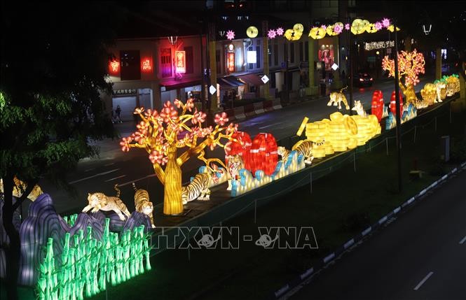 Singapore: Không khí đón năm mới nhộn nhịp ngập tràn trên những con phố trung tâm