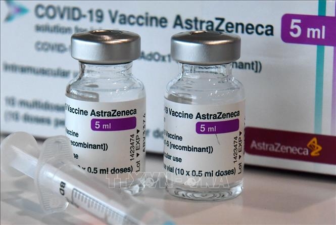Vaccine ngừa COVID-19 của AstraZeneca. Ảnh: AFP/TTXVN