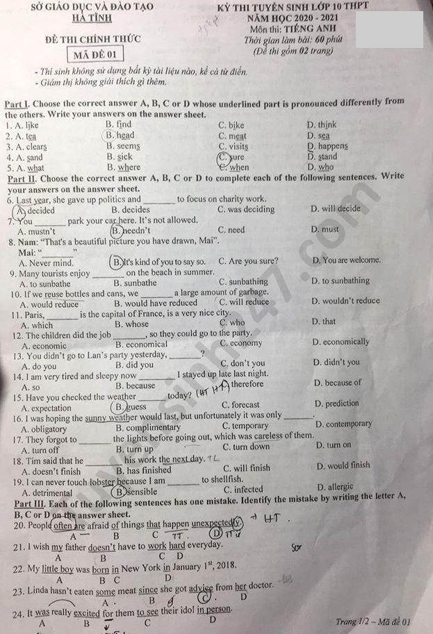 4322 de thi ngu van tuyen sinh lop 10 vao thpt tinh ha tinh nam 2020 anh1