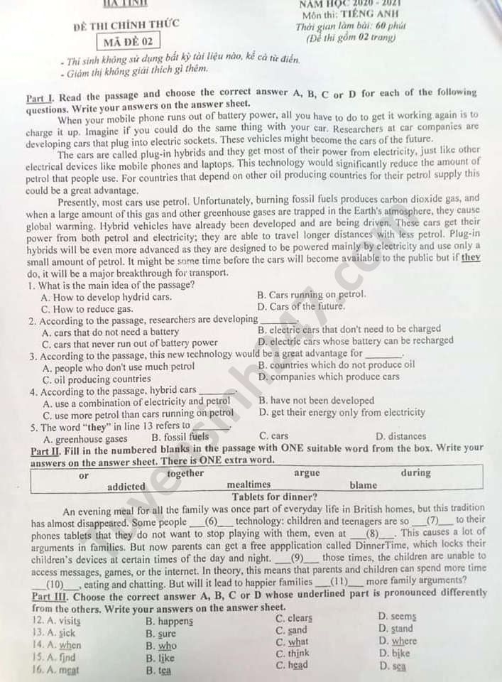 4414 de thi ngu van tuyen sinh lop 10 vao thpt tinh ha tinh nam 2020 anh3