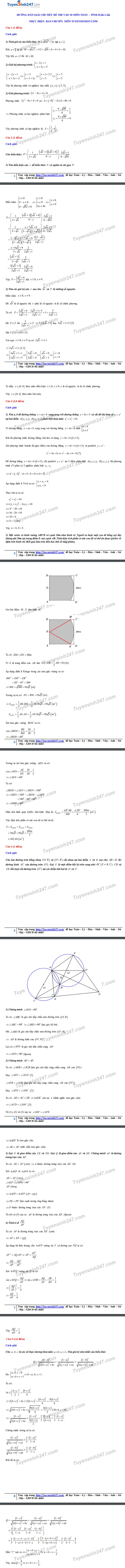 0517 dap an de thi mon toan tuyen sinh lop 10 vao thpt dak lak2