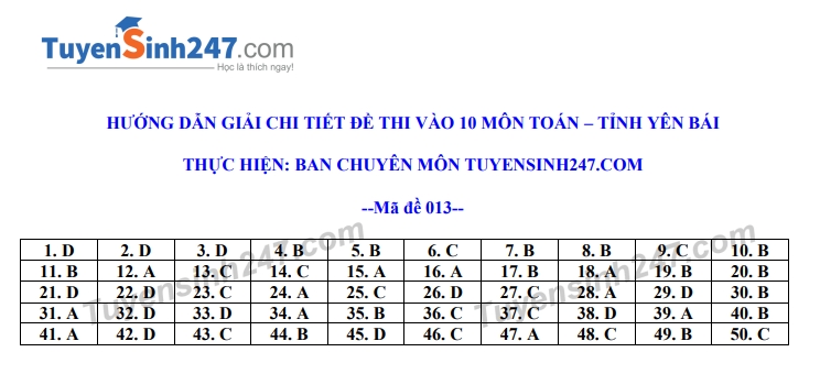 1957 dap an de thi mon toan tuyen sinh lop 10 vao thpt tinh yen bai5
