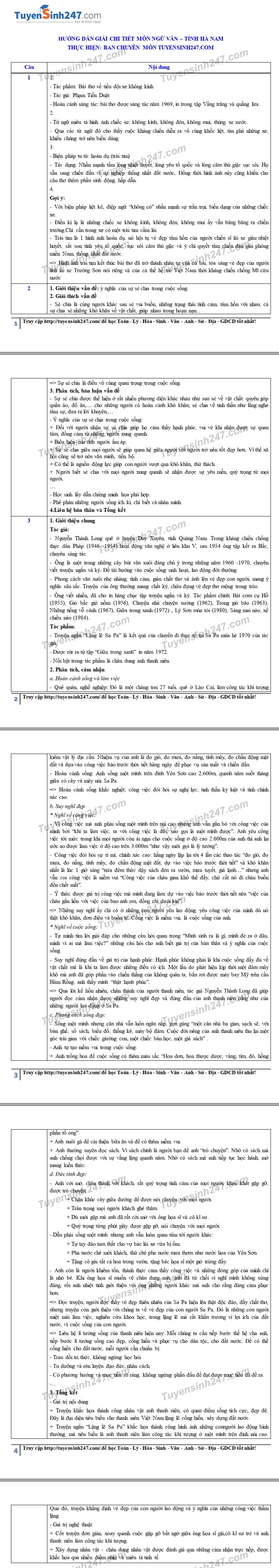 2110 dap an de thi ngu van tuyen sinh lop 10 vao thpt tinh ha nam2