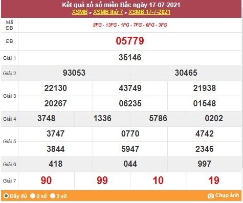 Kết quả XSMB ngày 18/7/2021 - Dự đoán, soi cầu trực tiếp xổ số miền Bắc hôm nay