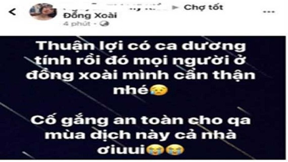3433 co gai dua tin sai su that ve covid 19 bi phat 10 trieu dong hinh anh01569807330 hjwm