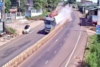 Camera giao thông: Xe đầu kéo 