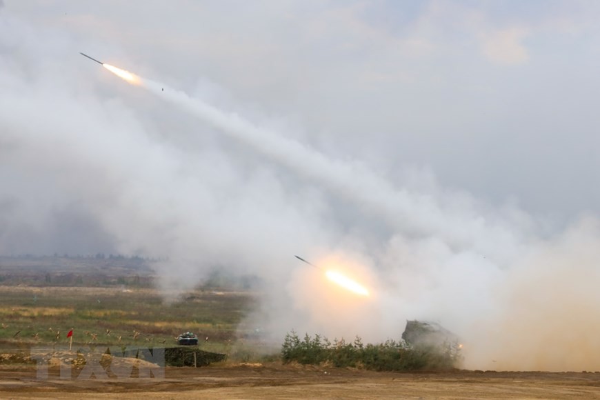 Cận cảnh màn khai hỏa tại cuộc tập trận Zapad-2021