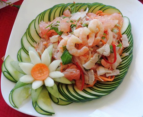 Đổi bữa cho cả nhà với món gỏi bưởi thanh mát ngày Trung thu bằng công thức đơn giản