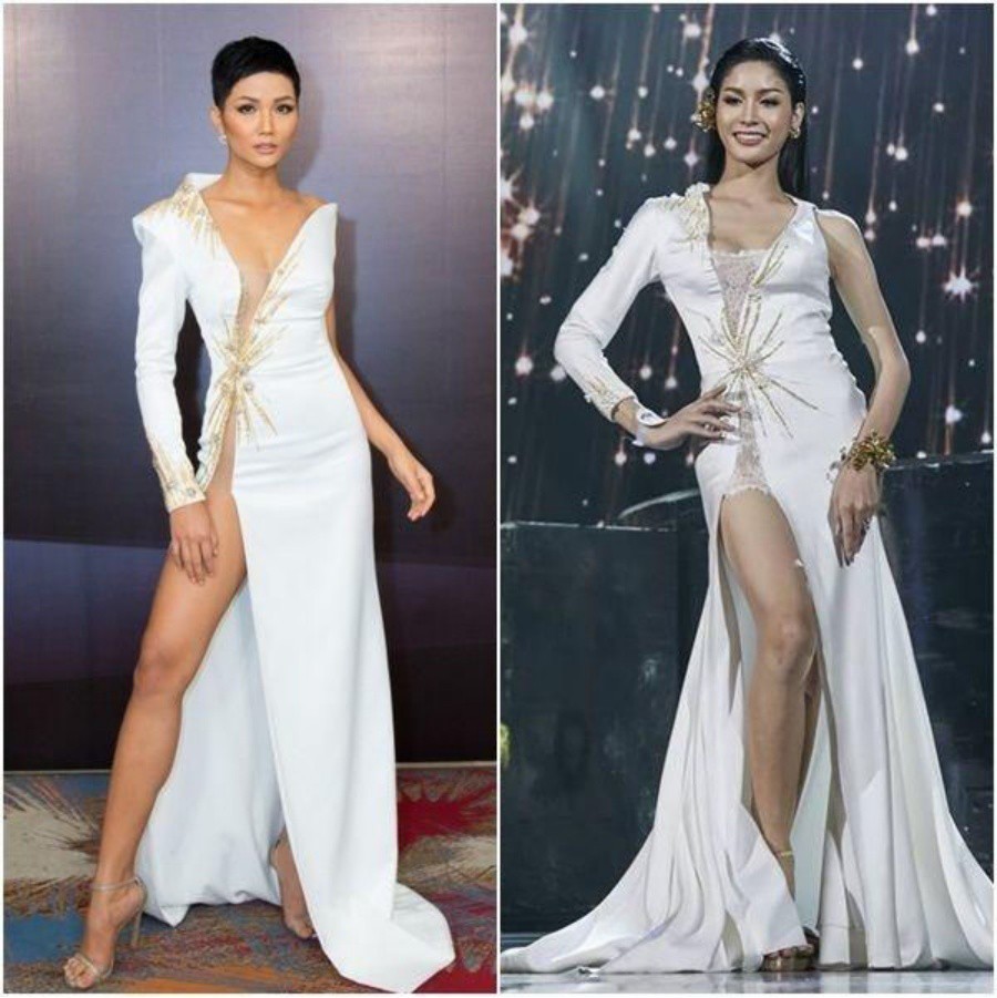 Bản sao chiếc đầm huyền thoại H'Hen Niê xuất hiện tại Miss Universe Thailand 2021