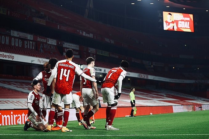 Kết quả vòng 3 Cúp FA 2020/21  ngày 10/1: MU vượt khó, Arsenal vỡ òa trong hiệp phụ